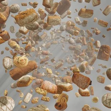 Different Types of Bakeries Stock Illustration