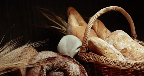Different types of bread. 動画素材 236287479