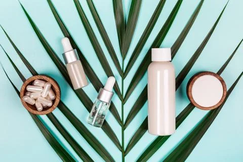 Different types of collagen Stock Photos