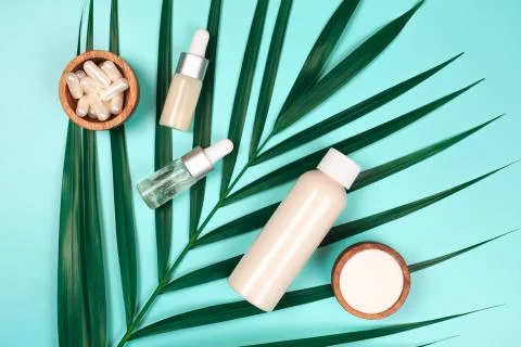 Different types of collagen Stock Photos