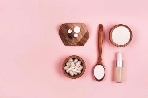 Different types of collagen Foto stock