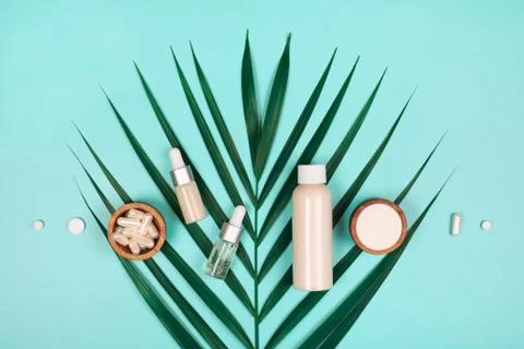 Different types of collagen Stock Photos