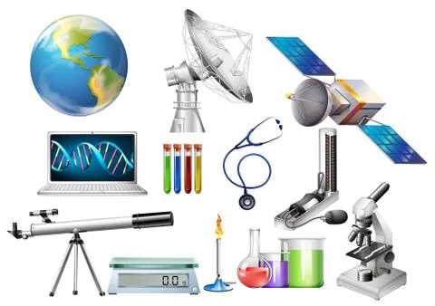 Different types of devices Stock Illustration