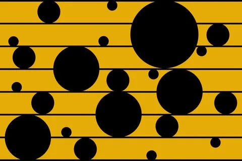 Different types of dots, circle shape texture with seamless lines design Stock Illustration