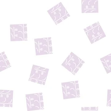 Different types of false eyelashes glyph seamless pattern Stock Illustration