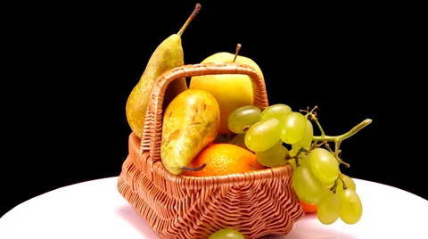 Different types of fruit. Stock Footage 35525868