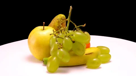 Different types of fruit. Stock Footage 35525986