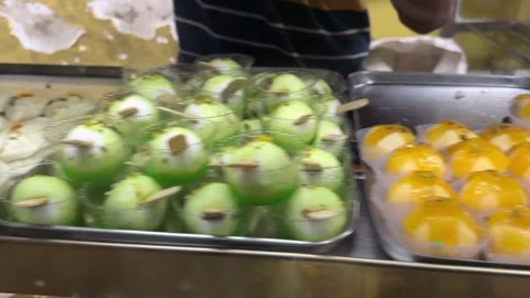 Different types of Indian sweets at display in one of the shop in Kolkata Video stock 312914741