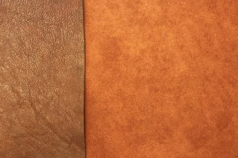 Different types of leather texture background Stock Photos