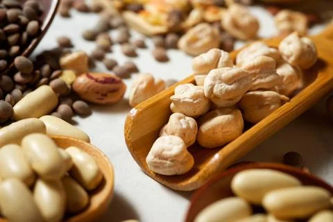 Different types of legume 스톡 사진