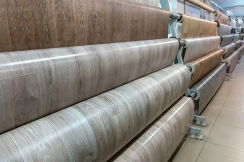 Different types of linoleum Stock Photos