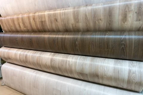 Different types of linoleum Stock Photos