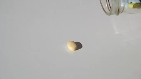 Different types of pills Stock Footage 67453359