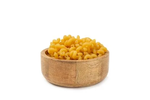 Different types of raw pasta isolated on white background. Stock Photos