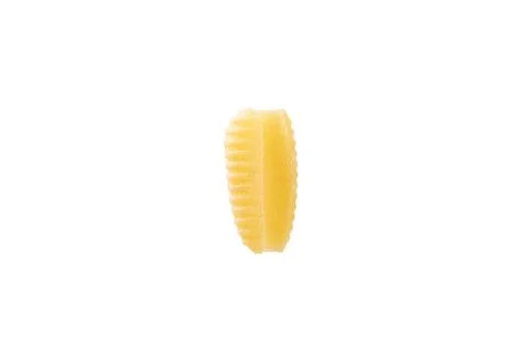 Different types of raw pasta isolated on white background. Stock Photos