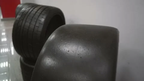 Different types of rubber with protectors. 4k footage Stock Footage 171962123