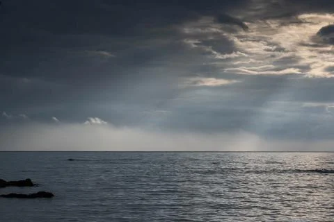 Different types of seascapes appealing for various reasons. Foto stock