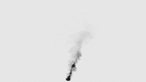 Different types of smoke on a transparent background with alpha channel. Stock-Footage 314859145