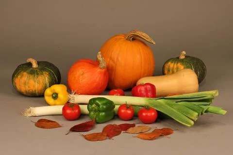 Different vegetables on the table Stock Photos