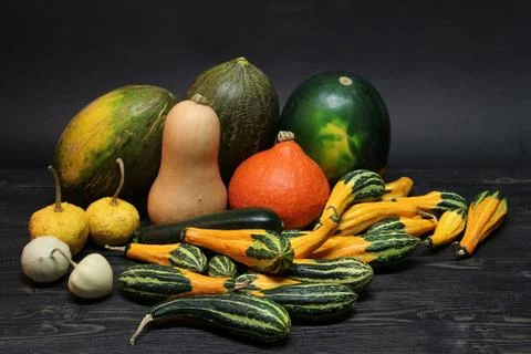 Different vegetables on the table Stock Photos
