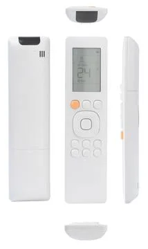Different view of air conditioner remote control Stock Photos