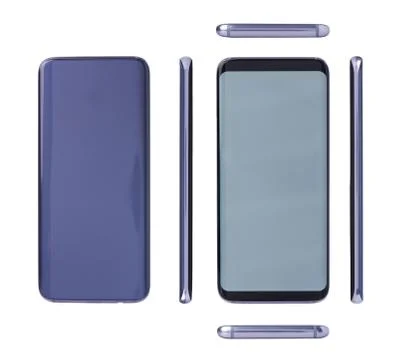 Different view of generic modern smartphone Foto stock