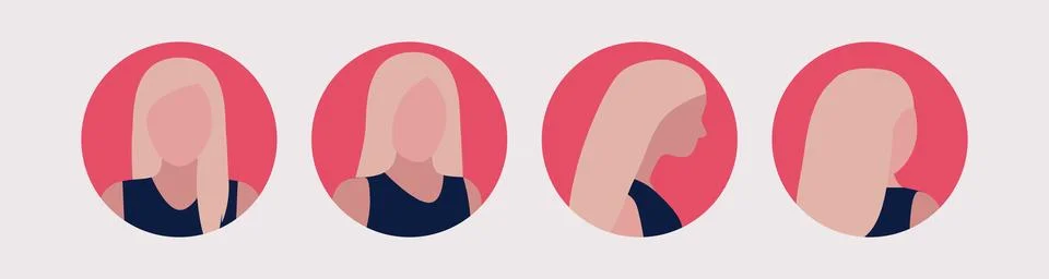 Different views Stock Illustration