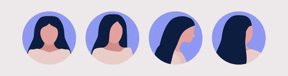 Different views Stock Illustration