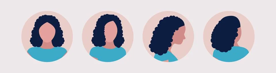 Different views Stock Illustration