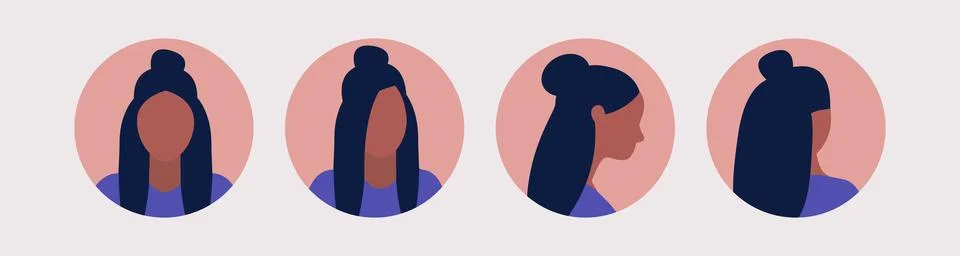 Different views Stock Illustration