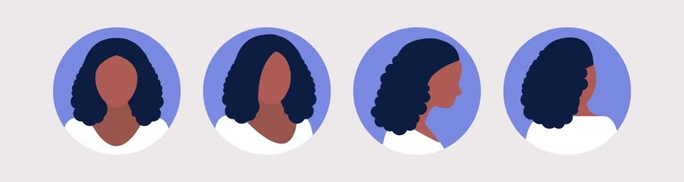 Different views Stock Illustration