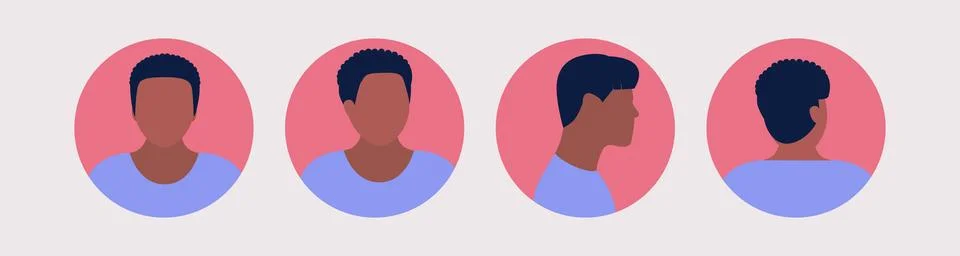 Different views Stock Illustration