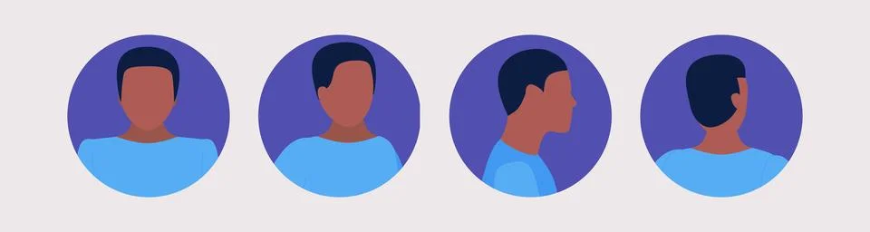 Different views Stock Illustration