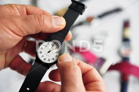 Different watch styles Stock Photos