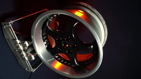 Different widths with a shelf collapsible for a drift car, vertical video Stock Footage 297685035