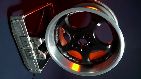 Different widths with a shelf collapsible for a drift car, vertical video Vidéo 297685036