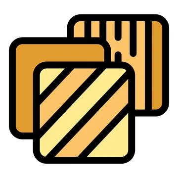 Different wood samples showing various textures and patterns Stock Illustration