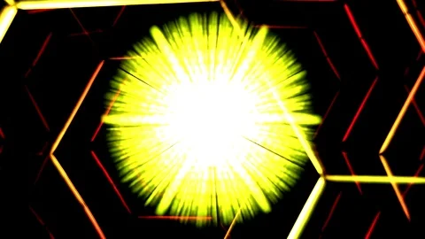 Differenthexagons of shining cells forming sphere of light and energy 스톡 동영상 121969450