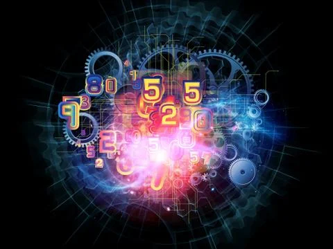 Differential engine Stock Illustration