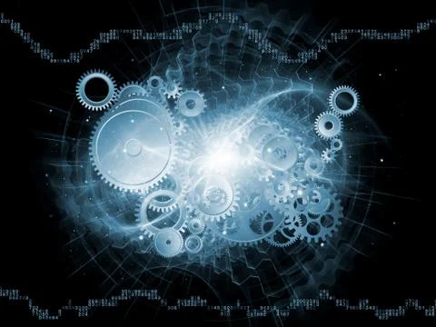 Differential engine Stock Illustration