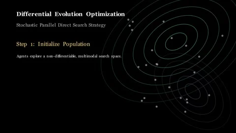 Differential Evolution Optimization Stock Footage 339495239