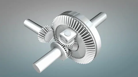 Differential gear, with alpha matte. Vidéo 24709602