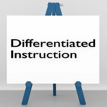 Differentiated Instruction concept イラスト素材