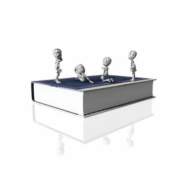 Difficult book Stock Illustration