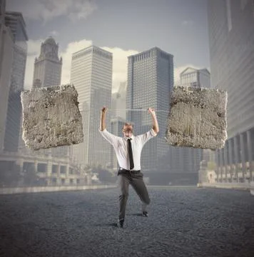 Difficult business Foto stock