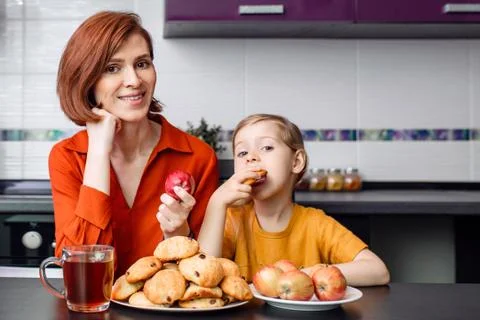 Difficult choice between healthy and unhealthy food during quarantine, isolation Stock Photos