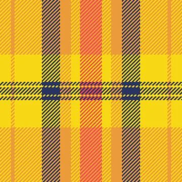 Difficult plaid vector pattern, vintage check textile tartan. Quilted seaml.. Stock Illustration