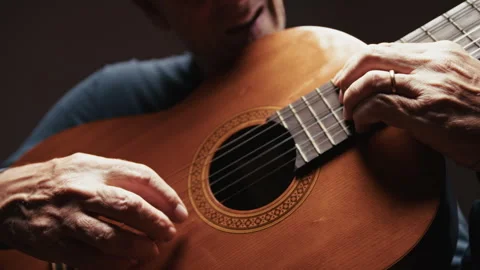 Difficult Playing Technique On Guitar Stock Footage 291199101