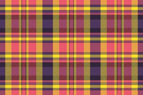 Difficult vector check fabric, hispanic pattern tartan plaid. Attire textil.. Stock Illustration