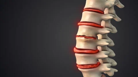 Difficulties with the human spinal discs Stock Footage 274394257
